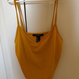 Forever 21 Golden Yellow Camisole Top